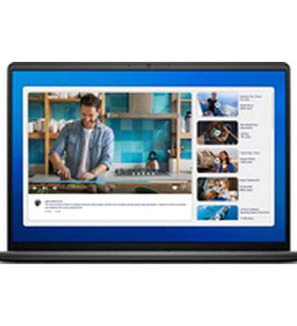 Dell Laptop DC16250 C5-120U 16-inch Intel Core i5, 16GB RAM, 1TB SSD, Qwerty Spanish keyboard, sleek design