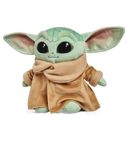 Soft Baby Yoda Star Wars plush toy, 25 cm tall, made of cuddly fabric, ideal as a collectible or stuffed companion.