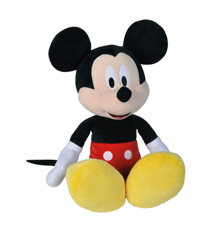 Soft Mickey Mouse plush toy, 61 cm tall, Disney character plushie for kids, featuring classic Mickey Mouse design.