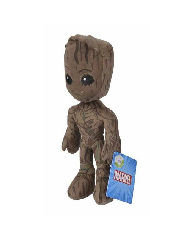 Soft Marvel Groot plush toy, 25 cm, featuring detailed Groot character from Marvel's Guardians of the Galaxy, perfect for cuddling.