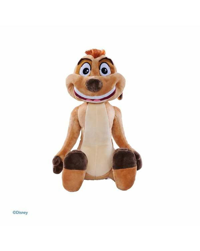 Soft plush Timón lion toy from The Lion King, 25 cm in brown, perfect for kids' cuddling and imaginative play.