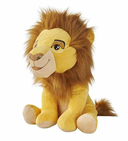 Soft Smoby Mufasa plush toy, 45cm cuddly lion's face with detailed features, perfect for children’s plush toy collection.