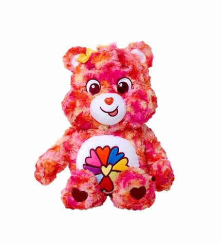 Smoby Care Bears plush toy, 35 cm soft stuffed animal, colorful plush character from the Knuffelbeer collection.