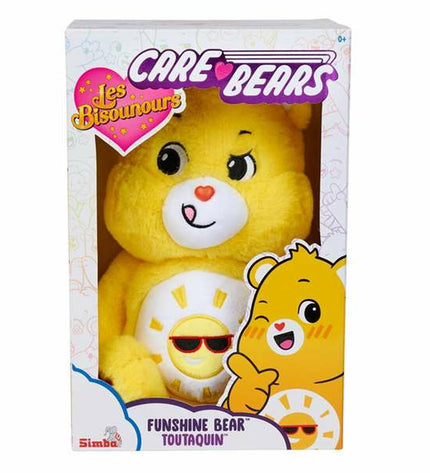 Soft Smoby Care Bears plush toy, 35 cm, featuring colorful fabric, perfect for cuddling and imaginative play.