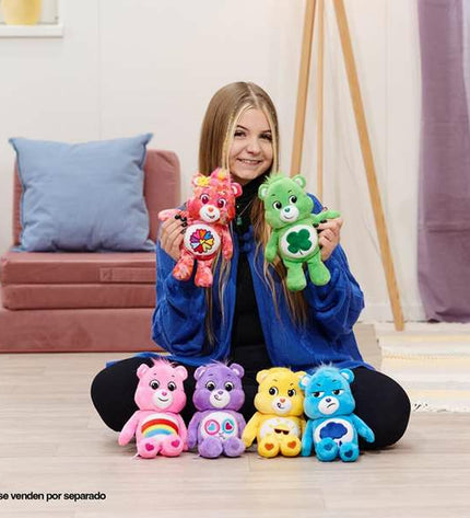 Smoby Care Bears plush toy, 35 cm soft stuffed bear with colorful design, suitable for children, part of the Smoby plush toy collection.