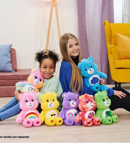 Soft Smoby Care Bears plush toy, 35 cm, featuring colorful bear design, perfect for cuddling and play.