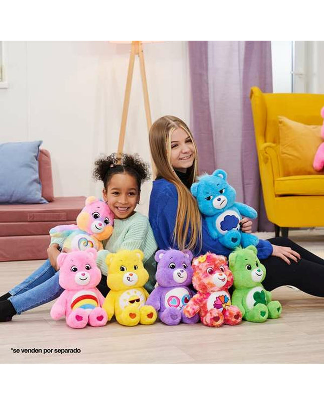Soft Smoby Care Bears plush toy, 35 cm, featuring colorful plush fabric, designed for children’s cuddling and play.