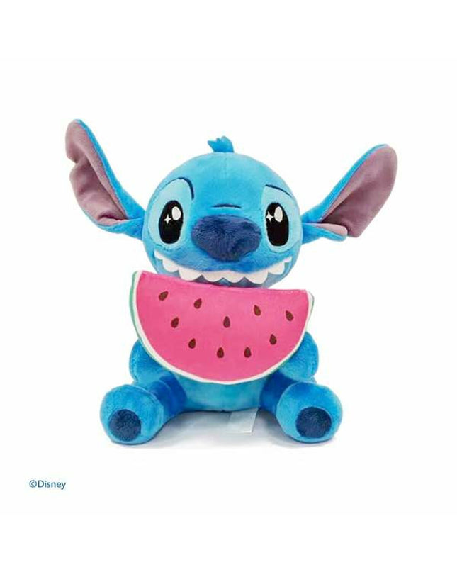 Smoby Stitch plush toy, 25 cm soft stuffed animal from the plush toys and games category, featuring blue fur and stitched details.