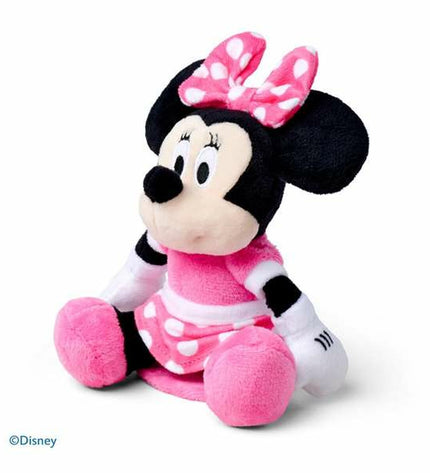 Soft Smoby Minnie plush toy, 12 cm, featuring colorful fabric and embroidered details, perfect for cuddling and play.