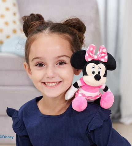 Soft Smoby Minnie plush toy, 12 cm, cuddly stuffed animal from the speelgoed en games category, featuring Minnie Mouse details.