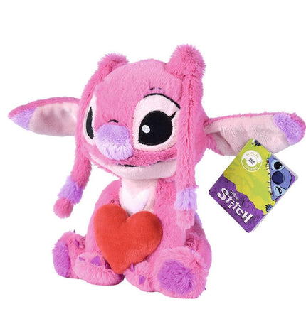Soft Stitch Knuffel Stitch Angel plush toy, 25 cm, cuddly stuffed toy with stitched angel design, perfect for children.