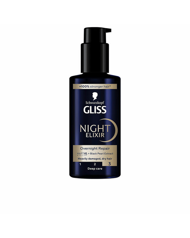 Schwarzkopf GLISS voedingssupplement bottle, 100 ml, health and personal care vitamin and mineral supplement product.