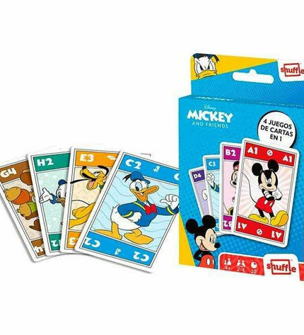 Fournier Mickey & Friends card game with colorful illustrated cards for children and family entertainment.