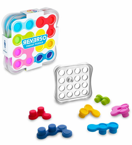 Colorful Puzzel Lúdilo brainteaser puzzle game with interlocking pieces designed for children and family fun.