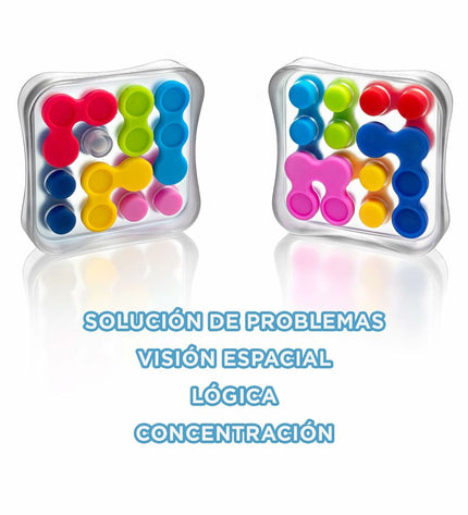 Lúdilo Puzzel Lúdilo, colorful brain teaser puzzle from the toys and games category, with intricate pieces on a white background.