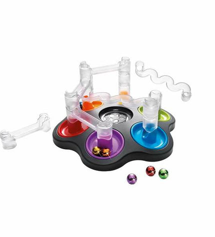 Lúdilo Behendigheidsspel toy with colorful wooden pieces and game components for fun indoor gameplay