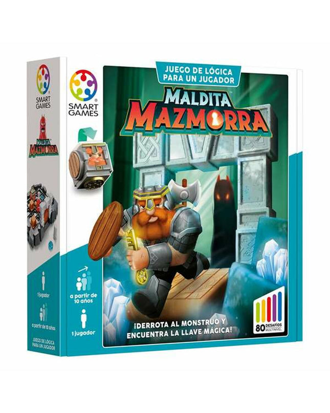 Lúdilo bordspel with colorful game pieces and card components, designed for fun family and friends game nights.