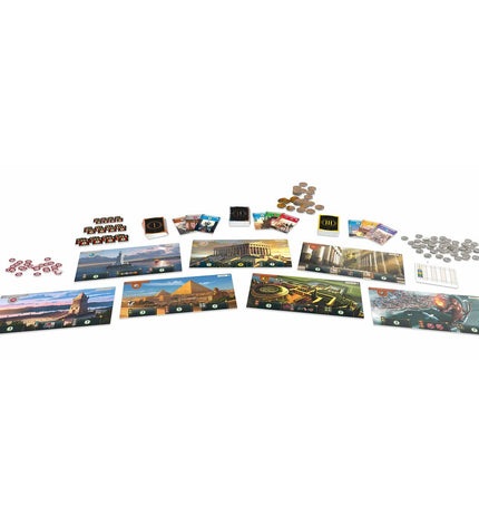 BigBuy Fun 7 Wonders Spanish board game for children, featuring colorful game components and vibrant packaging.