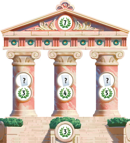 Asmodee 7 Wonders: Architects game box with colorful cards and game pieces for fun tabletop play.