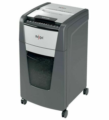 Rexel 2020300XEU paper shredder with 60-liter waste bin, office electronics and stationery for secure document disposal