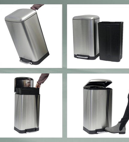 Davino 6-liter pedal trash can