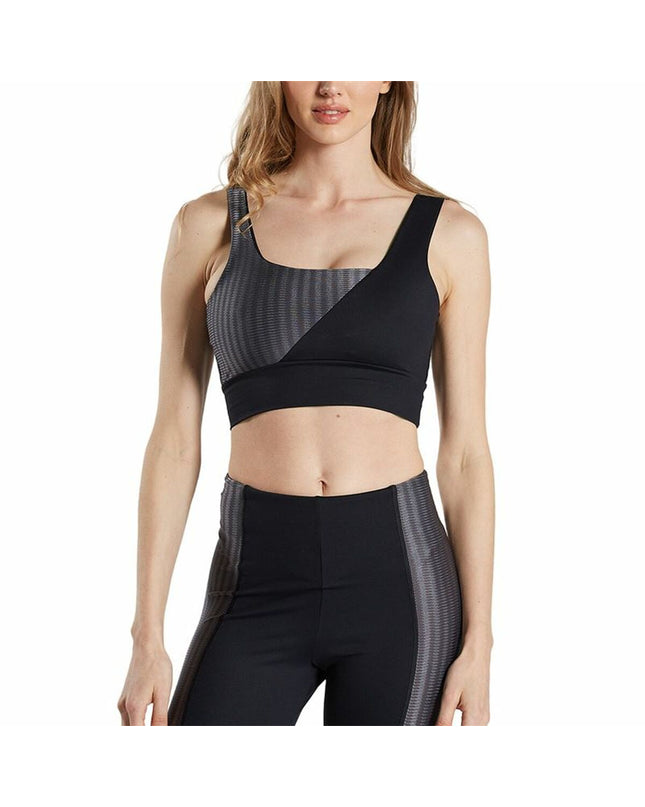 Ditchil women's black sport top for cycling, lightweight and breathable outdoor athletic wear for women.