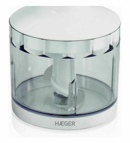 Haeger Handblender HB-400.012A Wit with 400W motor, compact electric kitchen appliance for blending and mixing.
