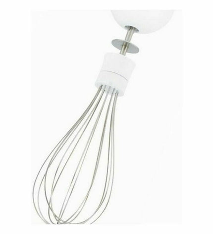 Haeger Handblender HB-400.012A Wit with 400W power, compact kitchen appliance for blending and mixing.