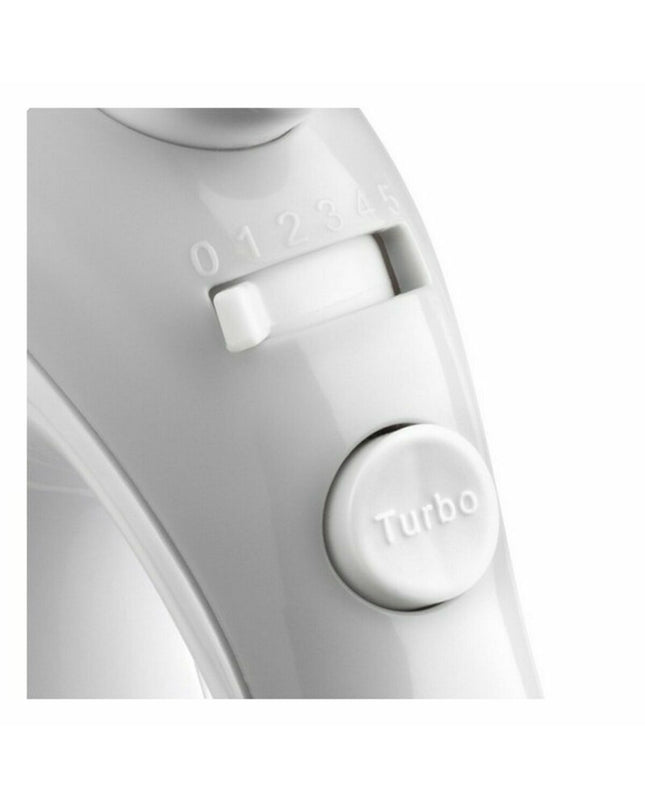 Haeger BL-5HW.011A 500W hand blender and dough mixer with stainless steel blending arm and ergonomic handle.