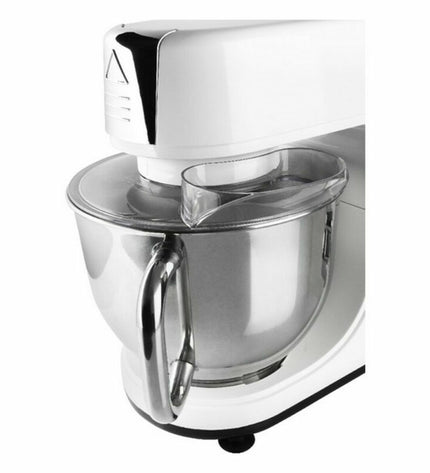 Haeger BL-15B.012A 1500W handheld mixer with mixing bowl, compact kitchen appliance for baking and cooking tasks.