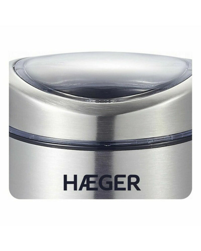 Haeger CG-200.001A electric coffee grinder with 200W motor, compact design for home use, suitable for coffee and tea preparation