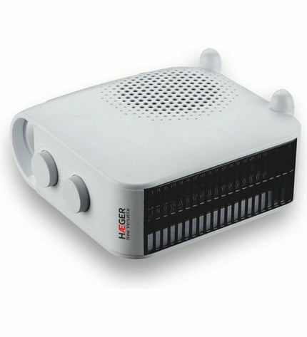 Haeger FH-200.013A 2000W portable heater with multicolor display, designed for home heating and cooling.