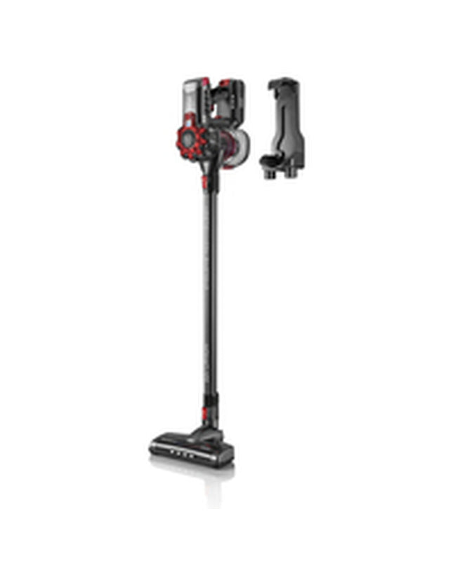 Haeger VC-22V.049A 22.2V steel cordless vacuum cleaner for home cleaning, shown with its compact design and handle.
