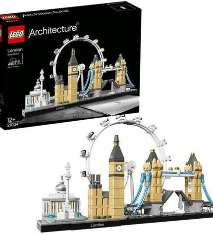 Lego Architecture London multicolour building set, detailed model representing iconic London landmarks, designed for creative play.