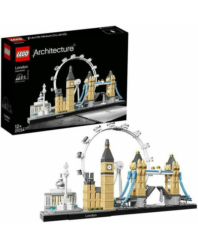 Lego Architecture London multicolour building set, detailed model representing iconic London landmarks, designed for creative play.