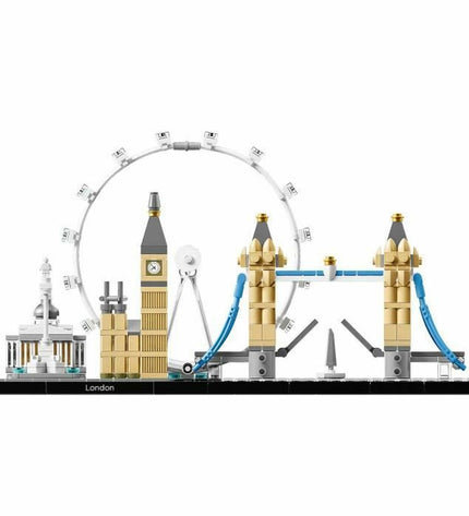 Lego Architecture London building model in multicolour, detailed plastic construction toy, part of Lego's architectural series.