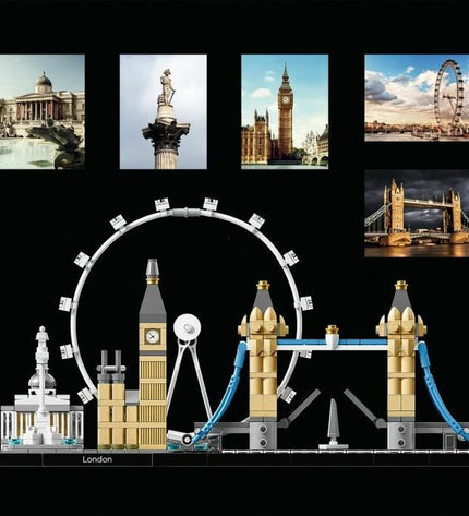 Lego Architecture London building model in multicolour, toy construction set from Lego for educational and creative play.