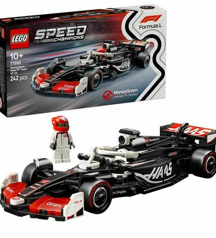 Lego Bouwspel toy set with colorful building pieces arranged on a flat surface, ready for creative construction.