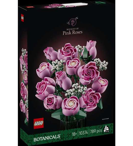 Lego 10374 Rozen building toy set featuring detailed Lego brick roses and greenery for creative play and display.