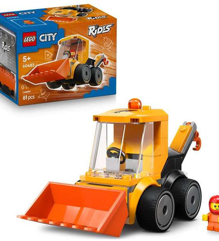 Lego City Bouwspel set 60483 with colorful building blocks, minifigures, and city-themed accessories for imaginative play.