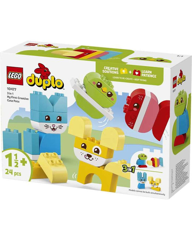 Lego Bouwspel 10477 toy set with colorful building blocks and assembled structures, suitable for children’s imaginative play.