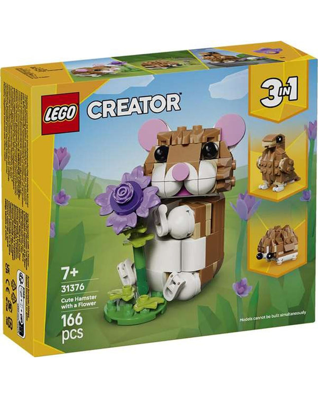Lego Bouwspel 31376 toy set featuring colorful building bricks and Lego branding on a play surface.