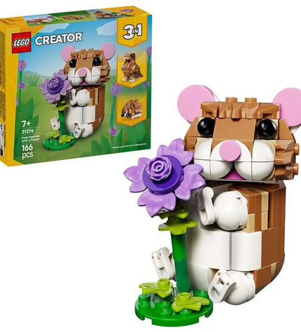 Lego Bouwspel 31376 toy set featuring colorful interlocking building pieces and a small construction scene.