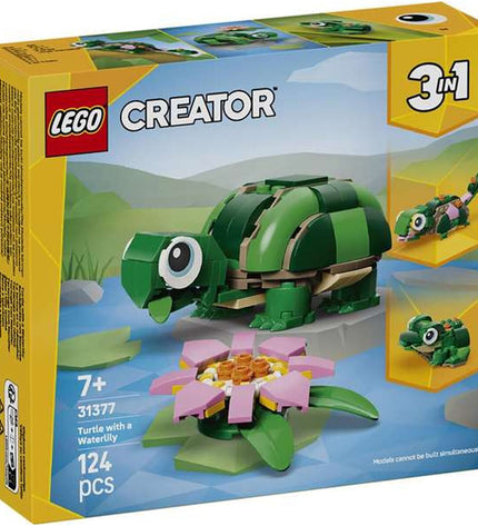 Lego Creator Bouwspel 31377 speelgoed met colorful Lego bricks and building instructions for creative construction.