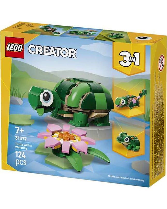 Lego Creator Bouwspel speelgoed, featuring colorful Lego bricks and building components for creative play.