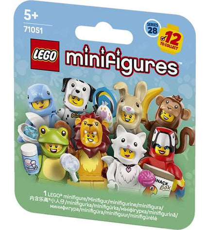 Lego Minifigures from set 71051, featuring colorful Lego toy figures with detailed accessories and expressive faces.