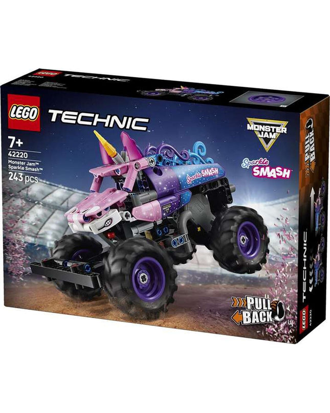 Lego 42220 building toy set featuring colorful interlocking bricks and assembled construction components for creative play.