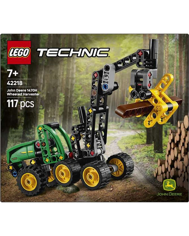 Lego 42218 Bouwspel toy set featuring colorful building blocks and LEGO branding, ideal for imaginative play and construction.