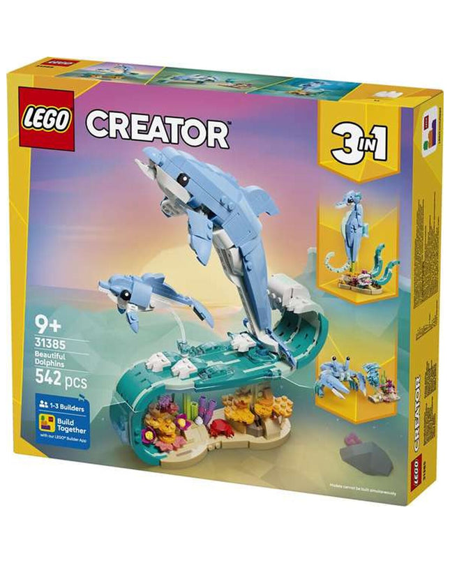 Lego Bouwspel 31385 toy set featuring colorful building bricks and characters for creative play and construction.