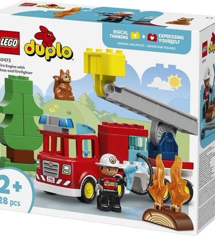 Lego Duplo Bouwspel toy set with colorful bricks and building pieces for children, featuring the Lego brand logo visible on the packaging.